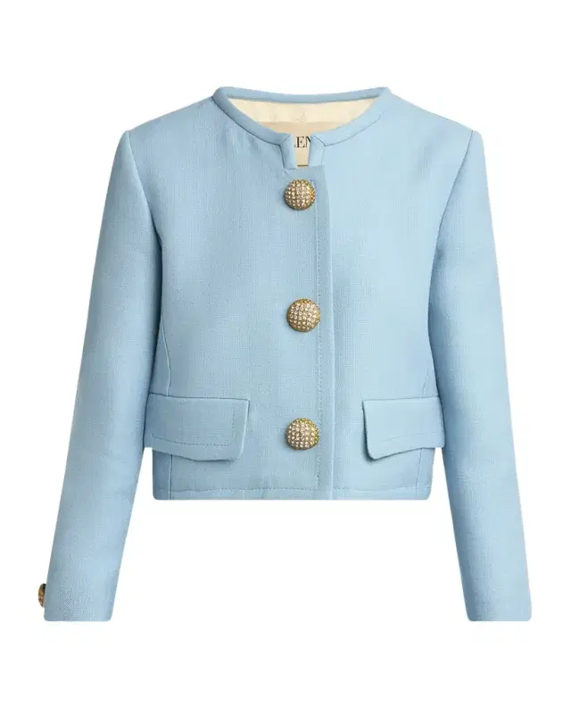 Viscose Jewel Button Jacket