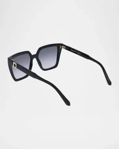 Ferragamo Gancino Square Acetate Sunglasses | Thumbnail 2 Ferragamo Gancino Square Acetate Sunglasses | Thumbnail 2