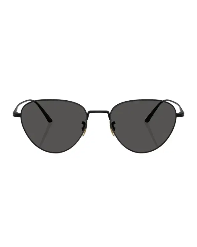 KHAITE x Oliver Peoples 1991C Steel Aviator Sunglasses