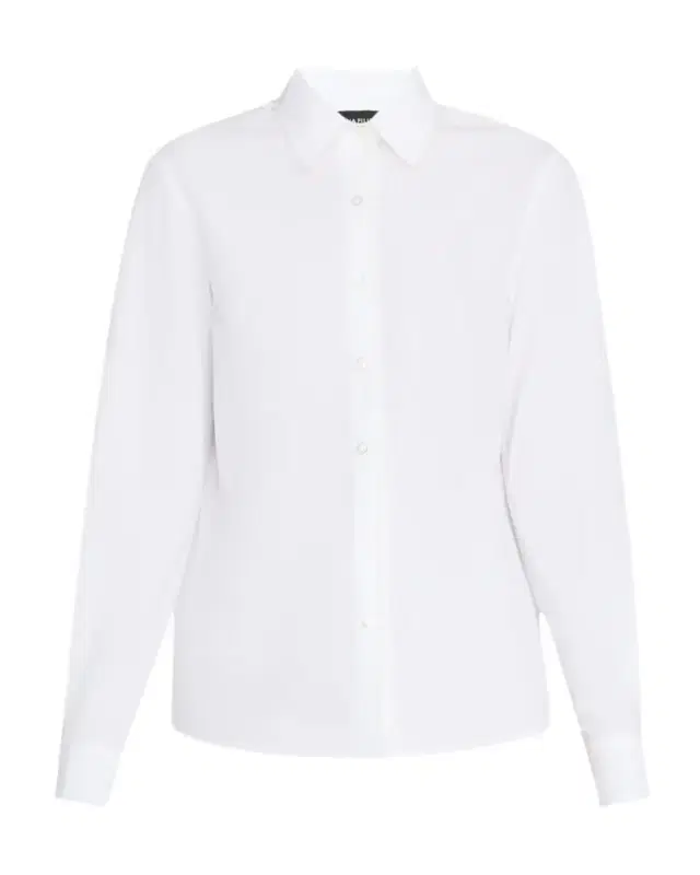 Tulle & Filo Diamante-Trim Poplin Shirt