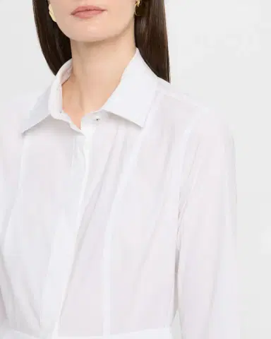 Max Mara Gamma Button-Down Peplum Shirt | Thumbnail 4