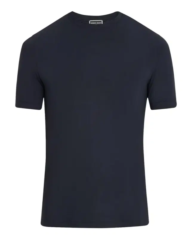 Giorgio Armani Men 's Textured Stretch T-Shirt