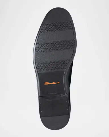 Santoni Men's Vibe Leather Loafers | Thumbnail 5