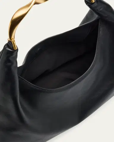 SIMKHAI Twist Leather Hobo Bag | Thumbnail 3