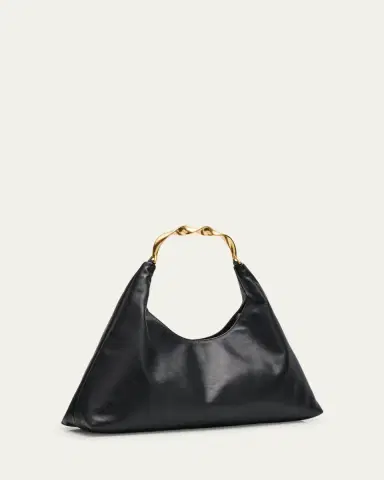 SIMKHAI Twist Leather Hobo Bag | Thumbnail 8