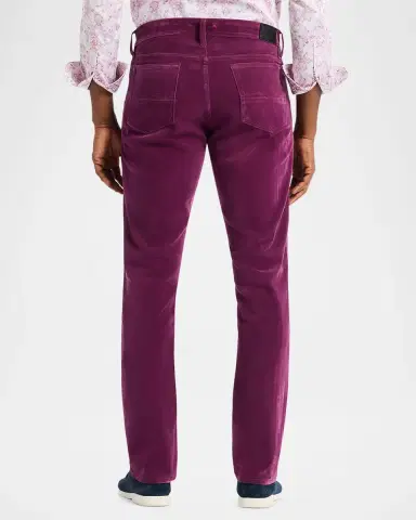 Robert Graham Men's Celestial Velvety Slim Five-Pocket Pants | Thumbnail 3 Robert Graham Men's Celestial Velvety Slim Five-Pocket Pants | Thumbnail 3
