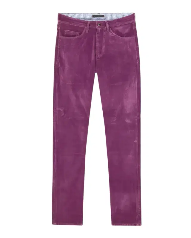 Men 's Celestial Velvety Slim Five-Pocket Pants