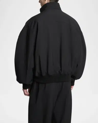 Jacquemus Men's Aero Boxy-Fit Padded Bomber Jacket | Thumbnail 3