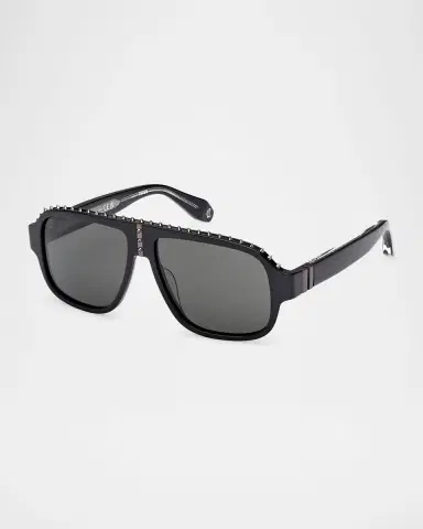 Christian Louboutin Roller Spiked Aviator Sunglasses | Thumbnail 2 Christian Louboutin Roller Spiked Aviator Sunglasses | Thumbnail 2
