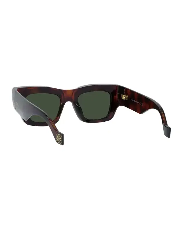 Signature Logo-Print Square Sunglasses