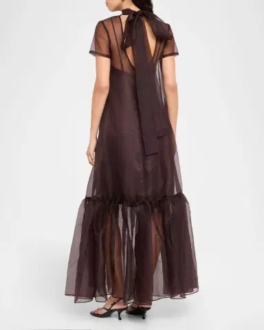 Staud Calluna Organza Maxi Dress | Thumbnail 3