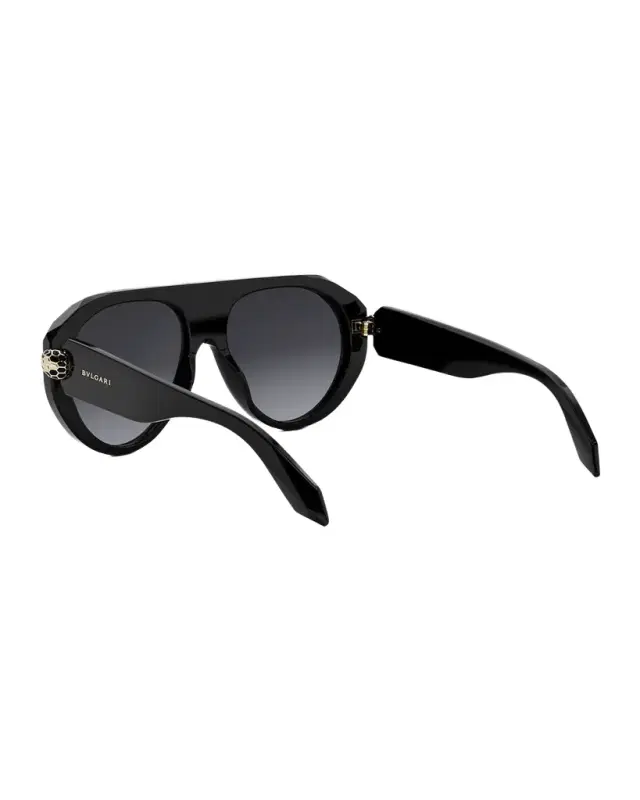 BVLGARI Serpenti Forever Acetate Aviator Sunglasses