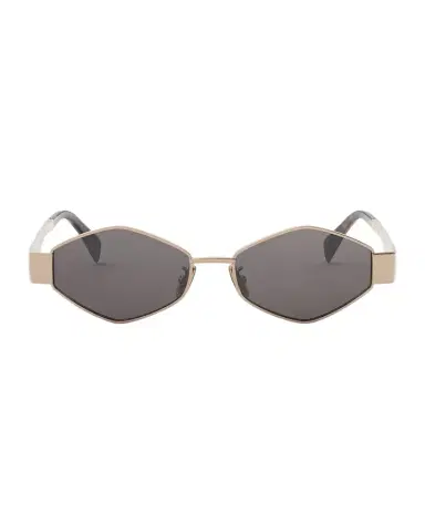 Celine Men's Triomphe Metal and Nylon Oval Sunglasses | Thumbnail 1