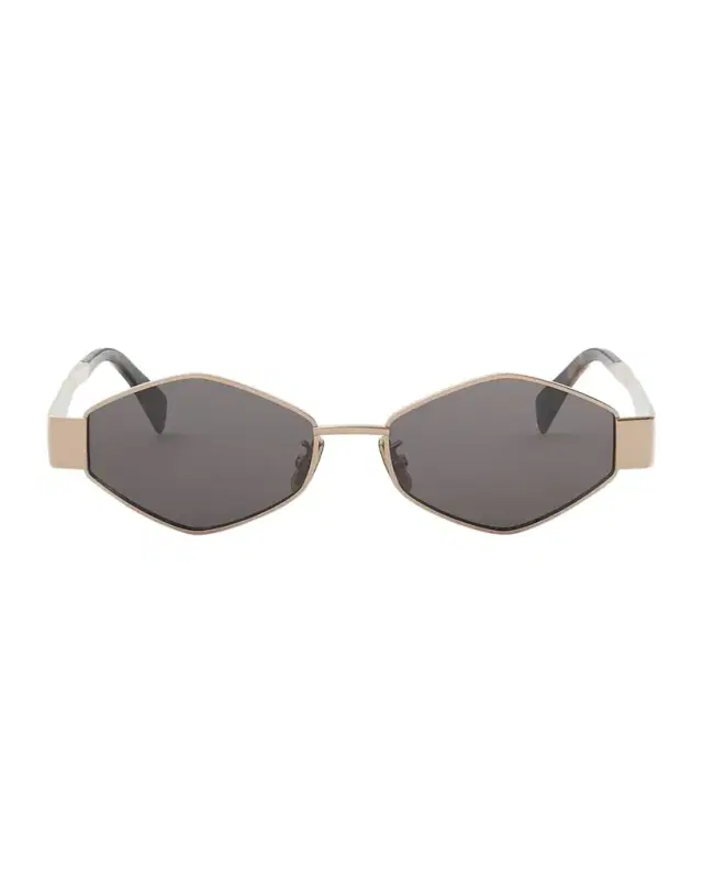 Men's Triomphe Metal and Nylon Oval Sunglasses Men's Triomphe Metal and Nylon Oval Sunglasses