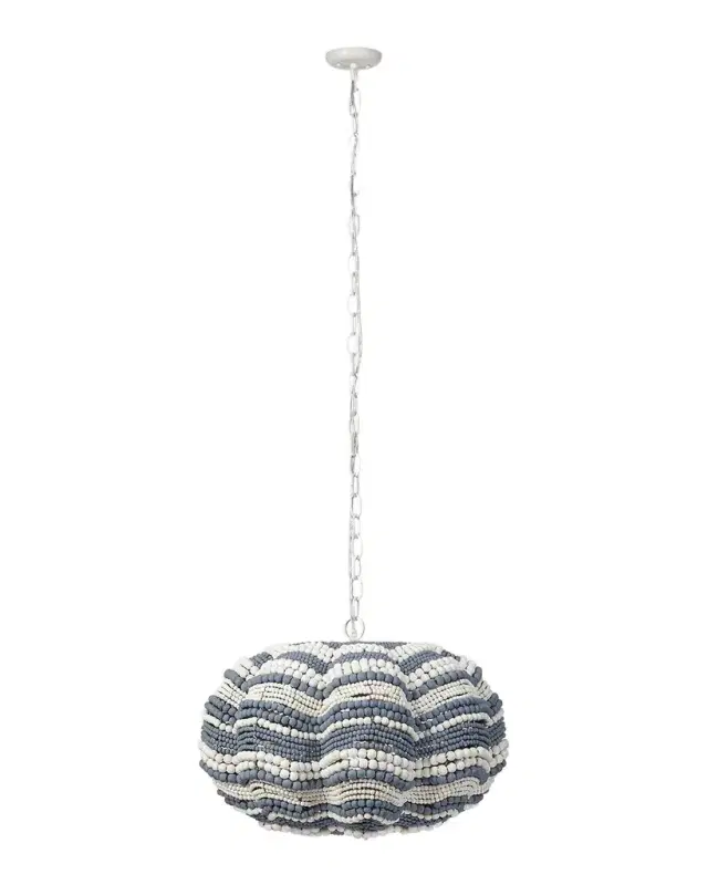 Jamie Young Clamshell 3-Light Chandelier, 27"