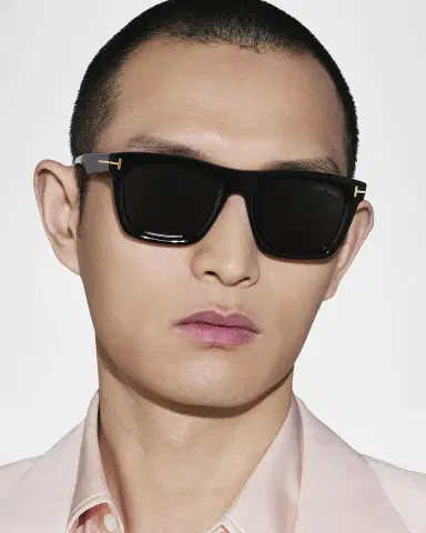 Tom Ford Men's Lelio Acetate Square Sunglasses | Thumbnail 5 Tom Ford Men's Lelio Acetate Square Sunglasses | Thumbnail 5