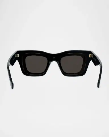 Loewe Men's Signature Layered Acetate Square Sunglasses | Thumbnail 5