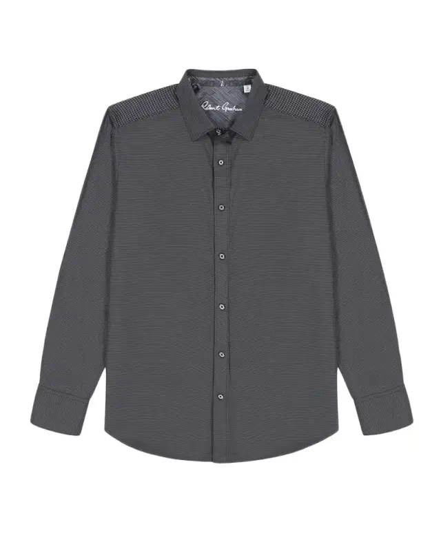 Men 's Kenmare Houndstooth Stretch Sport Shirt