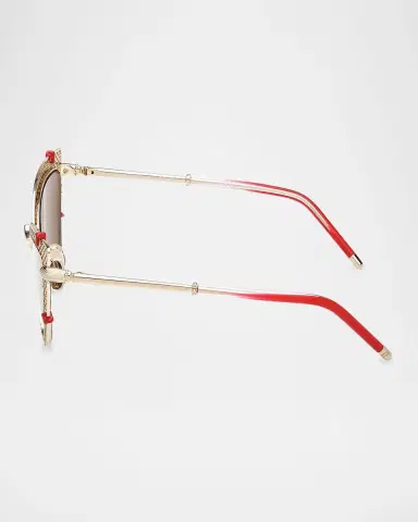 Christian Louboutin Miss Z Metal Cat-Eye Sunglasses | Thumbnail 4 Christian Louboutin Miss Z Metal Cat-Eye Sunglasses | Thumbnail 4