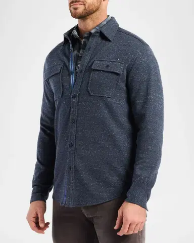 Robert Graham Men's Vigano Pocket Knit Button-Down Shirt | Thumbnail 3 Robert Graham Men's Vigano Pocket Knit Button-Down Shirt | Thumbnail 3