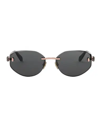 BVLGARI Serpenti Forever Rimless Oval Metal Sunglasses | Thumbnail 1