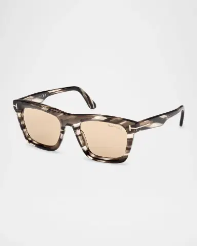 Tom Ford Men's Lelio Acetate Square Sunglasses | Thumbnail 3 Tom Ford Men's Lelio Acetate Square Sunglasses | Thumbnail 3