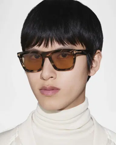 Tom Ford Men's Lelio Acetate Square Sunglasses | Thumbnail 5 Tom Ford Men's Lelio Acetate Square Sunglasses | Thumbnail 5