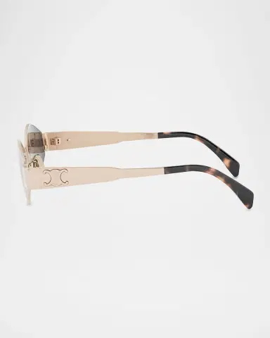 Celine Triomphe Geometric Metal Sunglasses | Thumbnail 3