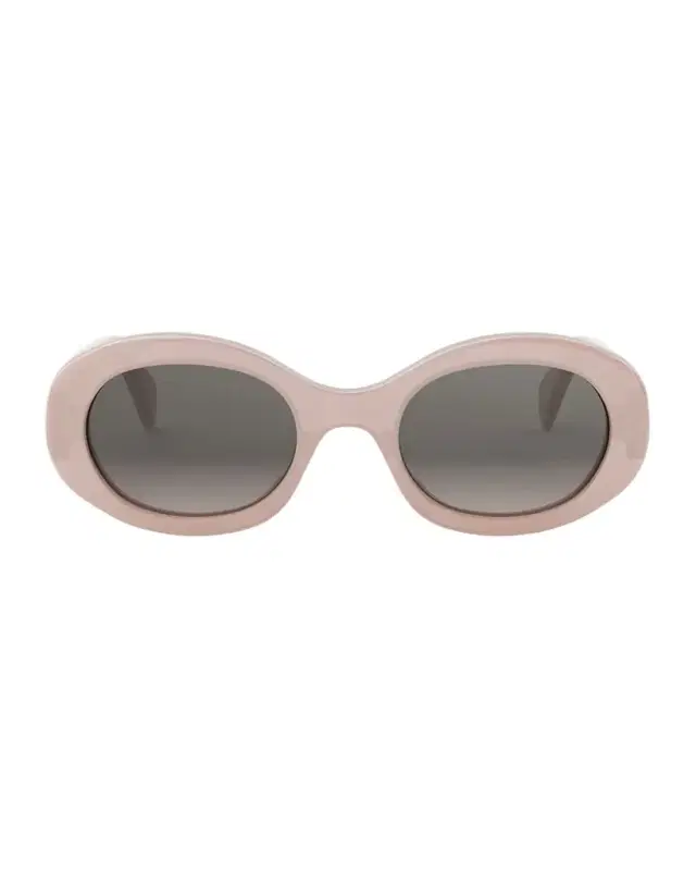 Celine Triomphe Acetate Oval Sunglasses