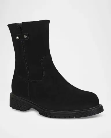 La Canadienne Hogan Shearling-Lined Suede Booties | Thumbnail 3 La Canadienne Hogan Shearling-Lined Suede Booties | Thumbnail 3
