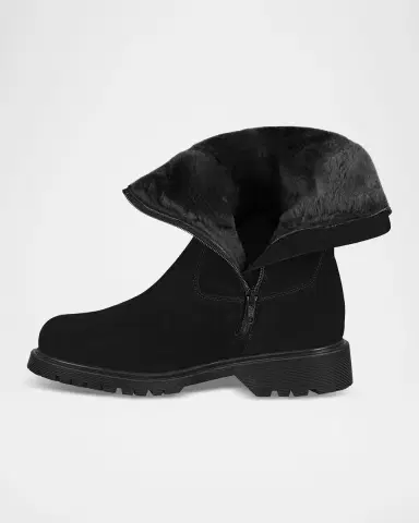 La Canadienne Hogan Shearling-Lined Suede Booties | Thumbnail 6 La Canadienne Hogan Shearling-Lined Suede Booties | Thumbnail 6