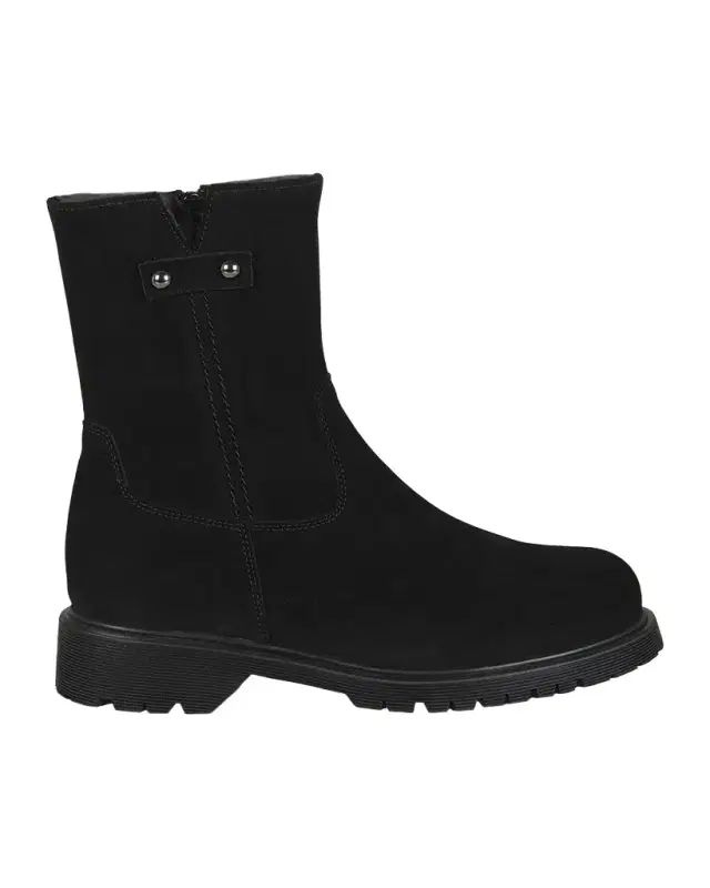 La Canadienne Hogan Shearling-Lined Suede Booties