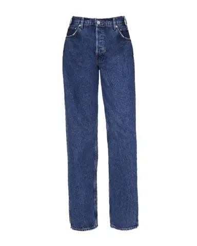 Anine Bing Roy Straight Split-Hem Jeans | Thumbnail 1