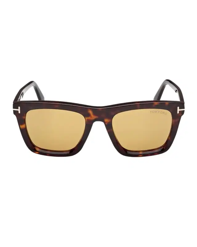 TOM FORD Men 's Lelio Acetate Square Sunglasses
