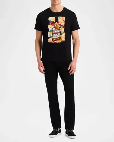 Robert Graham Men's Whiskey Wisdom Graphic T-Shirt | Thumbnail 2