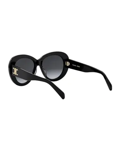 CELINE Triomphe Logo Oval Acetate Sunglasses | Thumbnail 1