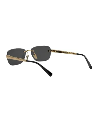BVLGARI Tubogas Rimless Metal Rectangular Sunglasses | Thumbnail 1