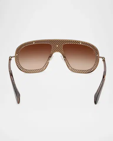 Christian Louboutin Studded Metal Shield Sunglasses | Thumbnail 5 Christian Louboutin Studded Metal Shield Sunglasses | Thumbnail 5