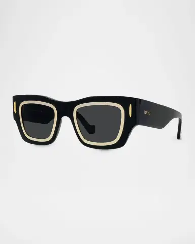 Loewe Signature Square Acetate Sunglasses | Thumbnail 3 Loewe Signature Square Acetate Sunglasses | Thumbnail 3