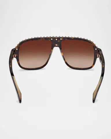 Christian Louboutin Men's LB0005M Acetate Aviator Sunglasses | Thumbnail 5 Christian Louboutin Men's LB0005M Acetate Aviator Sunglasses | Thumbnail 5