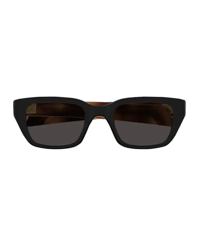 Unisex BV1393S Acetate Rectangle Sunglasses