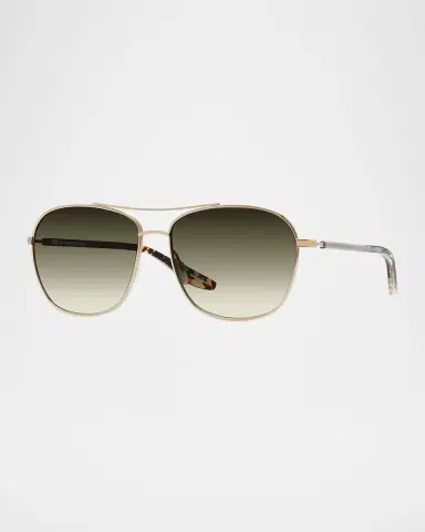 BARTON PERREIRA Sully Aviator Titanium Sunglasses | Thumbnail 3 BARTON PERREIRA Sully Aviator Titanium Sunglasses | Thumbnail 3