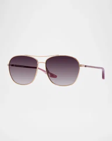 BARTON PERREIRA Sully Aviator Titanium Sunglasses | Thumbnail 2 BARTON PERREIRA Sully Aviator Titanium Sunglasses | Thumbnail 2