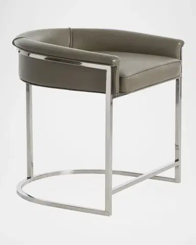 Arteriors Calvin Leather 25" Counter Stool | Thumbnail 2