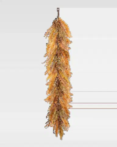 Winward Home 60" Autumn Mix Fall Wheat & Fern Garland | Thumbnail 2