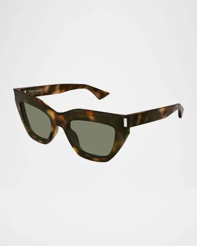 Saint Laurent SL759 Recycled Acetate Square Sunglasses | Thumbnail 2