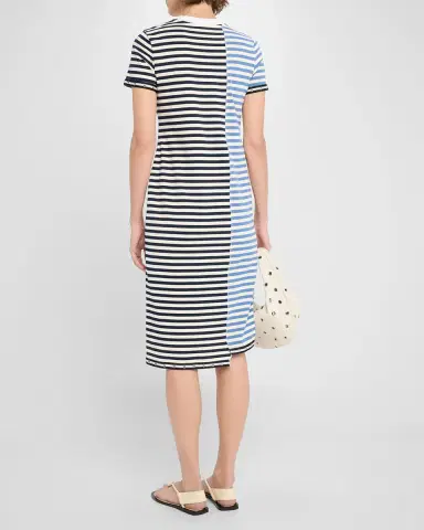 3.1 Phillip Lim Short-Sleeve Patchwork T-Shirt Dress | Thumbnail 3 3.1 Phillip Lim Short-Sleeve Patchwork T-Shirt Dress | Thumbnail 3