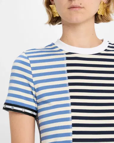 3.1 Phillip Lim Short-Sleeve Patchwork T-Shirt Dress | Thumbnail 5 3.1 Phillip Lim Short-Sleeve Patchwork T-Shirt Dress | Thumbnail 5