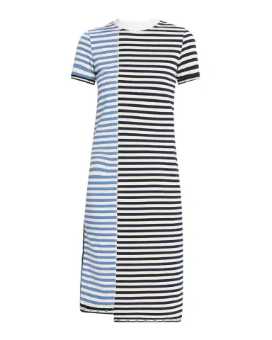 3.1 Phillip Lim Short-Sleeve Patchwork T-Shirt Dress | Thumbnail 1 3.1 Phillip Lim Short-Sleeve Patchwork T-Shirt Dress | Thumbnail 1