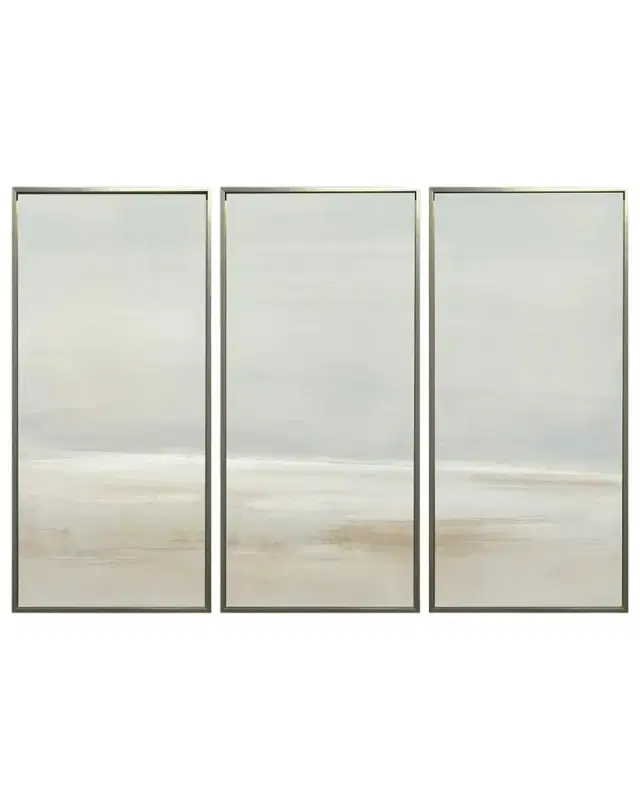 Benson-Cobb Studios "Fading Sands" Giclee Triptych, 21.5" x 46.5"